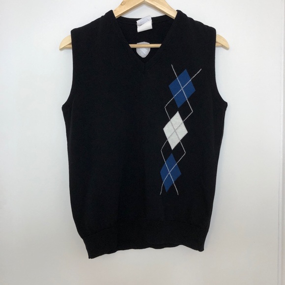 Vintage Sweaters - *SOLD* Vintage Patterned Sleeveless Sweater